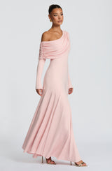 Rafaela Maxi Dress - Soft Blush Dress Babyboo Fashion Premium Exclusive Design