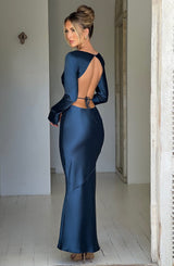 Rafi Maxi Dress - Teal Dress Babyboo Fashion Premium Exclusive Design