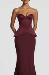 Ravenna Corset - Cherry Lacquer Tops Babyboo Fashion Premium Exclusive Design