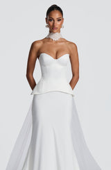 Ravenna Corset - Ivory Tops Babyboo Fashion Premium Exclusive Design