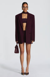 Reece Blazer - Plum Jacket Babyboo Fashion Premium Exclusive Design