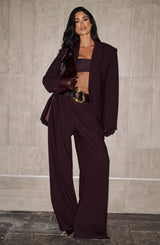 Reece Blazer - Plum Jacket Babyboo Fashion Premium Exclusive Design