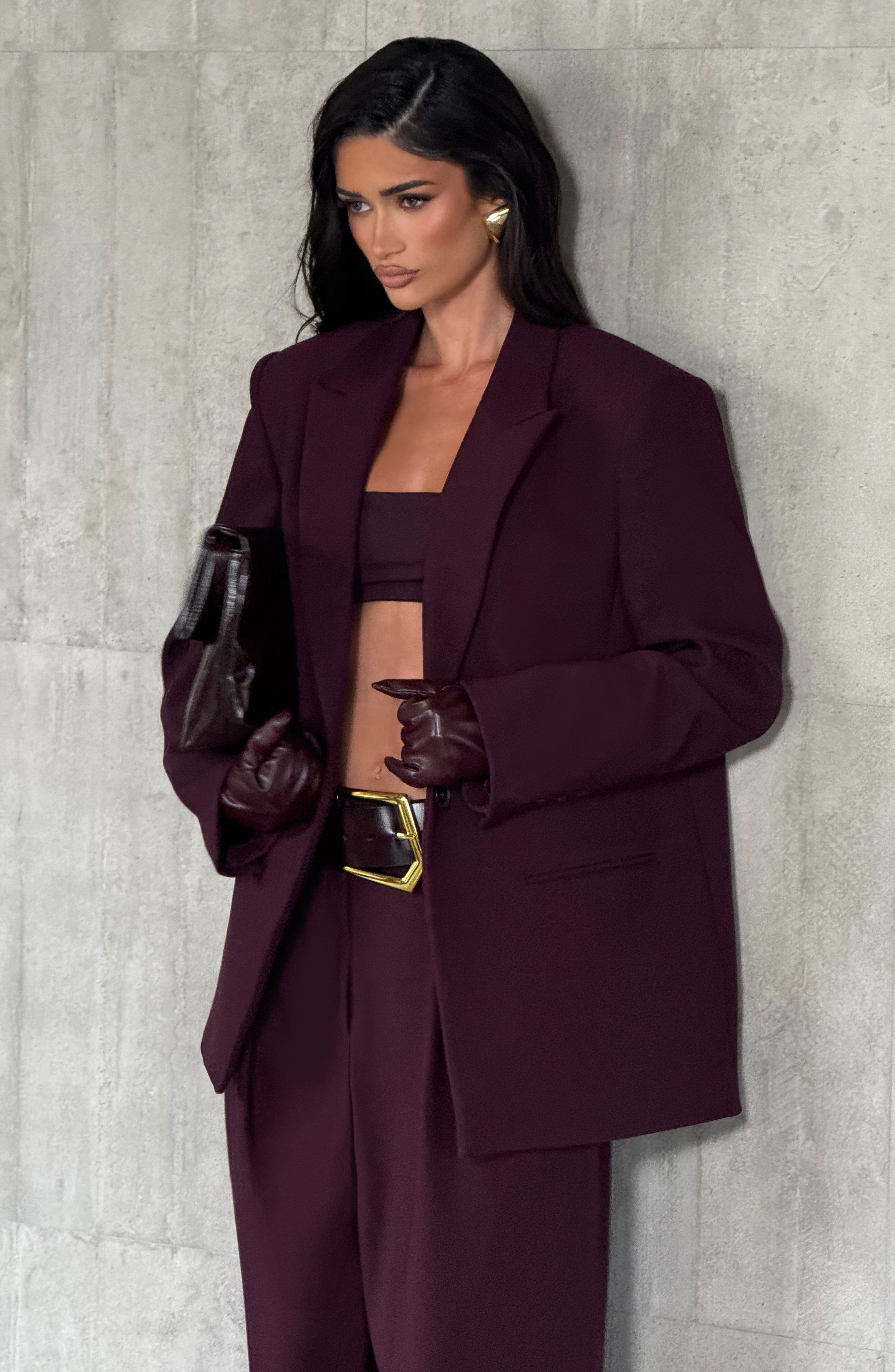 Reece Blazer - Plum