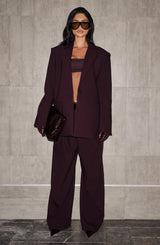 Reece Blazer - Plum Jacket Babyboo Fashion Premium Exclusive Design