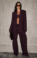 Reece Blazer - Plum Jacket Babyboo Fashion Premium Exclusive Design