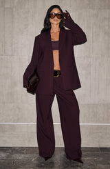 Reece Blazer - Plum Jacket Babyboo Fashion Premium Exclusive Design