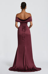 Riona Gown - Cherry Lacquer Dress Babyboo Fashion Premium Exclusive Design