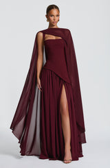 Romy Cape - Cherry Lacquer Accessories ONE SIZE Babyboo Fashion Premium Exclusive Design