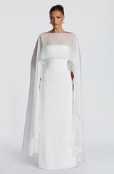 Romy Cape - Ivory Accessories ONE SIZE Babyboo Fashion Premium Exclusive Design