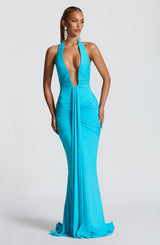 Rosetta Maxi Dress - Aqua Dress Babyboo Fashion Premium Exclusive Design