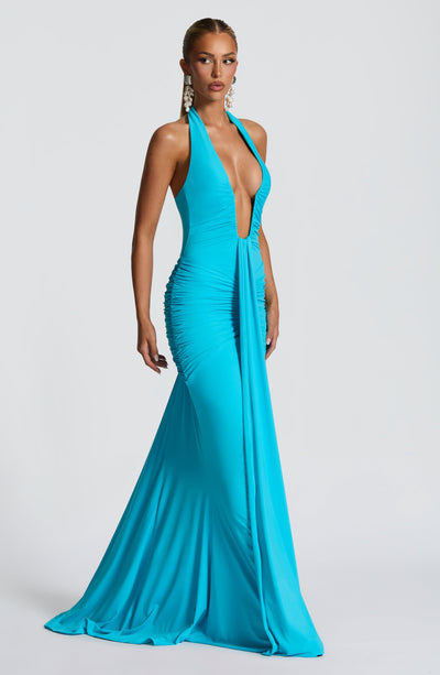 Rosetta Maxi Dress - Aqua - View 2 | Shop Formal Dress