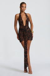 Rosetta Mini Dress - Leopard Print Dress Babyboo Fashion Premium Exclusive Design