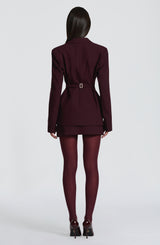 Rowena Blazer - Plum Jacket Babyboo Fashion Premium Exclusive Design