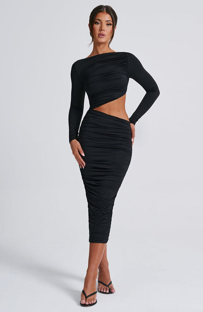 Collective Dress - Rylee Midi Dress - Black image 6