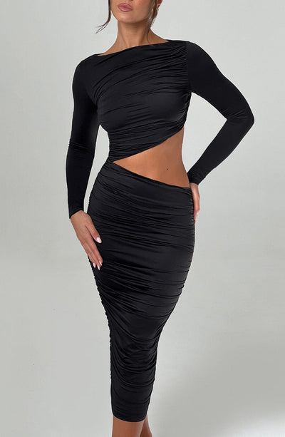 Collective Dress - Rylee Midi Dress - Black image 2