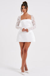 Sadie Mini Dress - Ivory Dress Babyboo Fashion Premium Exclusive Design