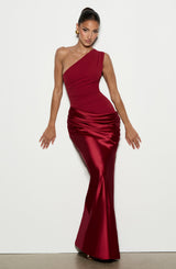 Sadona Maxi Dress - Deep Red Dress Babyboo Fashion Premium Exclusive Design