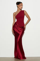 Sadona Maxi Dress - Deep Red Dress Babyboo Fashion Premium Exclusive Design