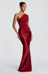 Sadona Maxi Dress - Deep Red Dress Babyboo Fashion Premium Exclusive Design