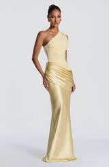 Sadona Maxi Dress - Lemon Dress Babyboo Fashion Premium Exclusive Design