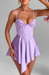 Saffron Playsuit - Purple Playsuit Babyboo Fashion Premium Exclusive Design