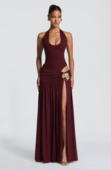 Saira Maxi Skirt - Cherry Lacquer Skirt Babyboo Fashion Premium Exclusive Design