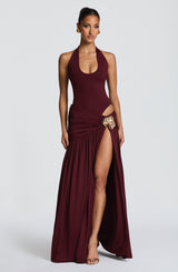 Saira Maxi Skirt - Cherry Lacquer Skirt Babyboo Fashion Premium Exclusive Design