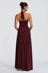 Saira Maxi Skirt - Cherry Lacquer Skirt Babyboo Fashion Premium Exclusive Design