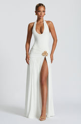 Saira Maxi Skirt - White Skirt Babyboo Fashion Premium Exclusive Design