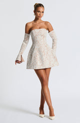 Salone Mini Dress - Ivory Dress Babyboo Fashion Premium Exclusive Design