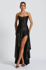 Samira Maxi Dress - Black Dress Babyboo Fashion Premium Exclusive Design