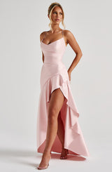 Samira Maxi Dress - Blush Dress Babyboo Fashion Premium Exclusive Design