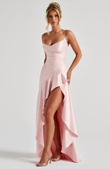 Samira Maxi Dress - Blush Dress Babyboo Fashion Premium Exclusive Design