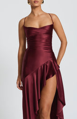 Samira Maxi Dress - Cherry Lacquer Dress Babyboo Fashion Premium Exclusive Design