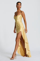 Samira Maxi Dress - Lemon Dress Babyboo Fashion Premium Exclusive Design