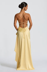 Samira Maxi Dress - Lemon Dress Babyboo Fashion Premium Exclusive Design