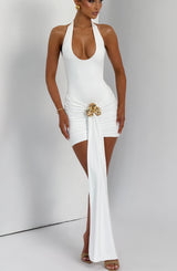 Sanne Mini Skirt - White Skirt Babyboo Fashion Premium Exclusive Design