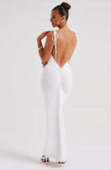 Sanya Maxi Dress - White Dress Babyboo Fashion Premium Exclusive Design