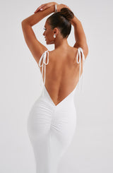 Sanya Maxi Dress - White Dress Babyboo Fashion Premium Exclusive Design