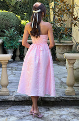 Saoirse Midi Dress - Blush Dress Babyboo Fashion Premium Exclusive Design