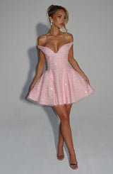 Sapphire Mini Dress - Blush Dress Babyboo Fashion Premium Exclusive Design