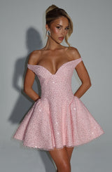 Sapphire Mini Dress - Blush Dress Babyboo Fashion Premium Exclusive Design