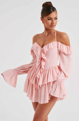 Savanna Playsuit - Pink Playsuit Babyboo Fashion Premium Exclusive Design