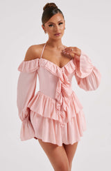 Savanna Playsuit - Pink Playsuit Babyboo Fashion Premium Exclusive Design