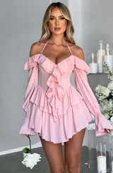 Savanna Playsuit - Pink Playsuit Babyboo Fashion Premium Exclusive Design