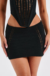 Selma Mini Skirt - Black Skirt Babyboo Fashion Premium Exclusive Design