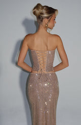 Serena Top - Gold Tops Babyboo Fashion Premium Exclusive Design