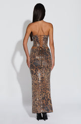 Sharni Top - Sequin Leopard Print Tops Babyboo Fashion Premium Exclusive Design