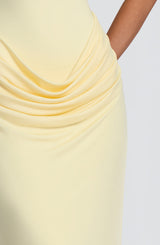 Sharona Maxi Dress - Lemon Dress Babyboo Fashion Premium Exclusive Design