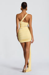 Shazia Mini Dress - Lemon Dress Babyboo Fashion Premium Exclusive Design